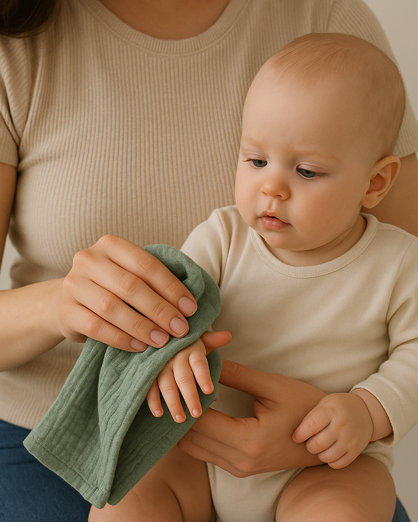 Duo de Langes - Vert -  60 X 60 cm