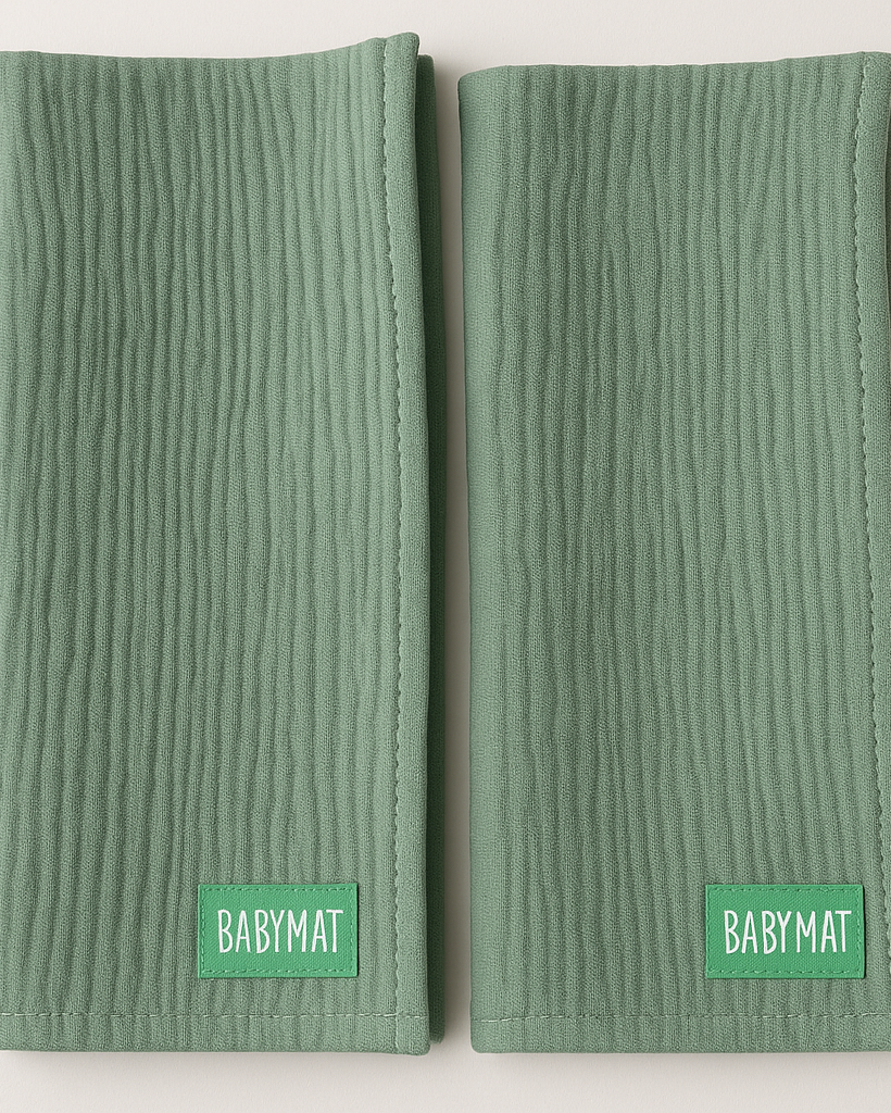 Duo de Langes - Vert -  60 X 60 cm