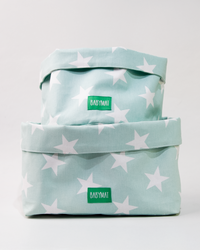 Duo de Paniers - Vert Étoiles BlanchesPaniers de rangementBABYMATBABYMATduo de paniers