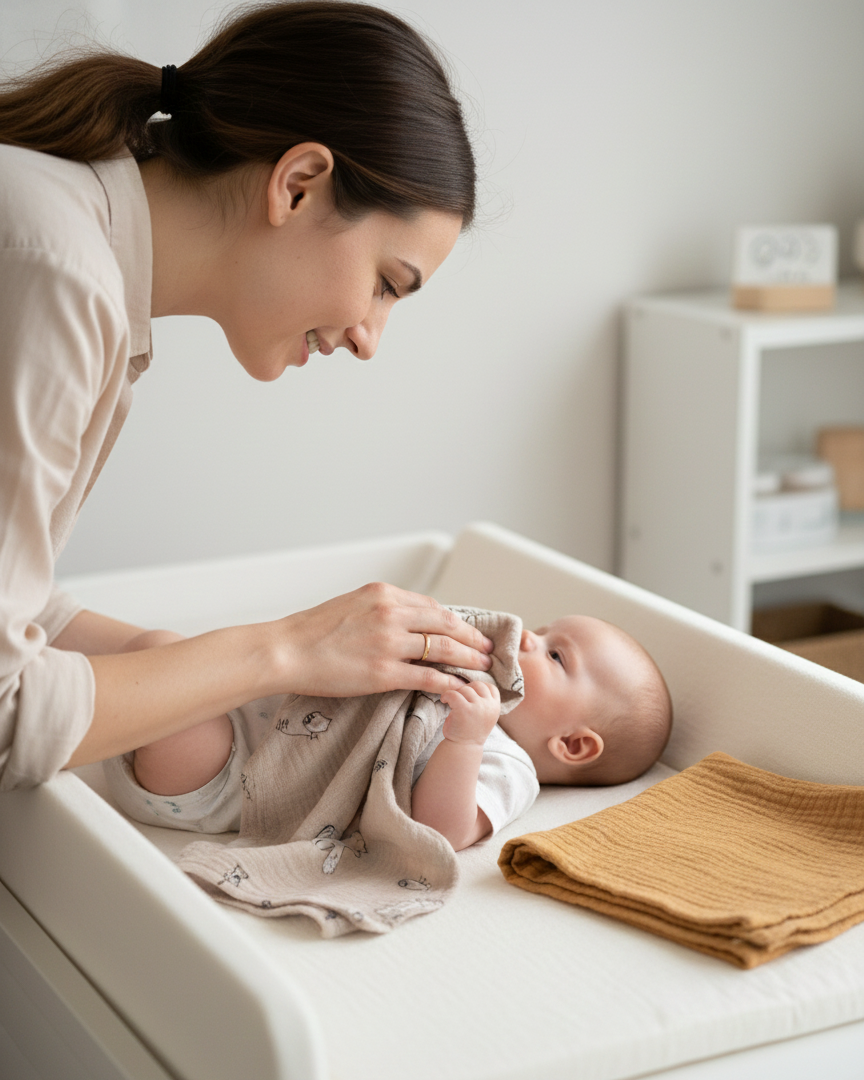 Duo de langes - Les Copains de la Forêt