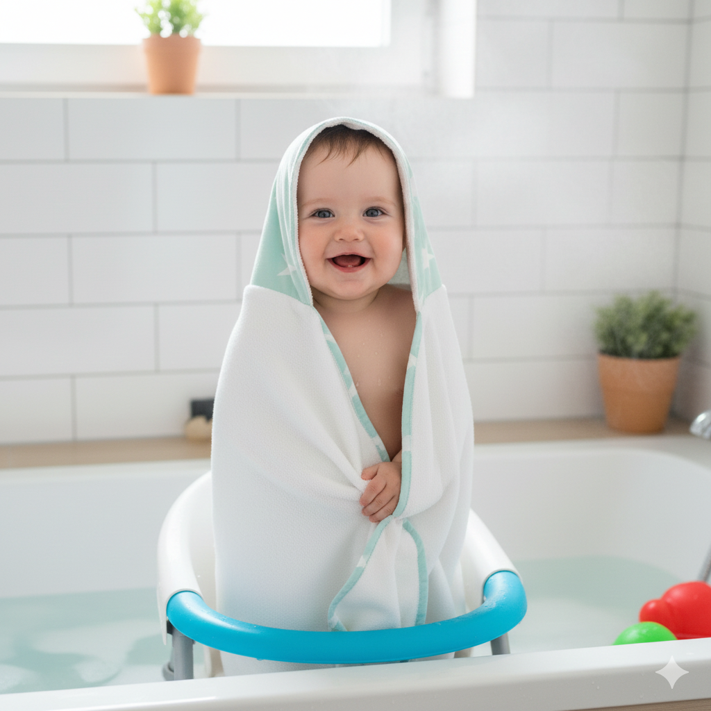 Serviette de Bain - Harmonie- Vert   130x70cm