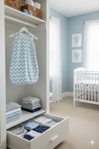 Gigoteuse - Zig Zag Bleu ciel