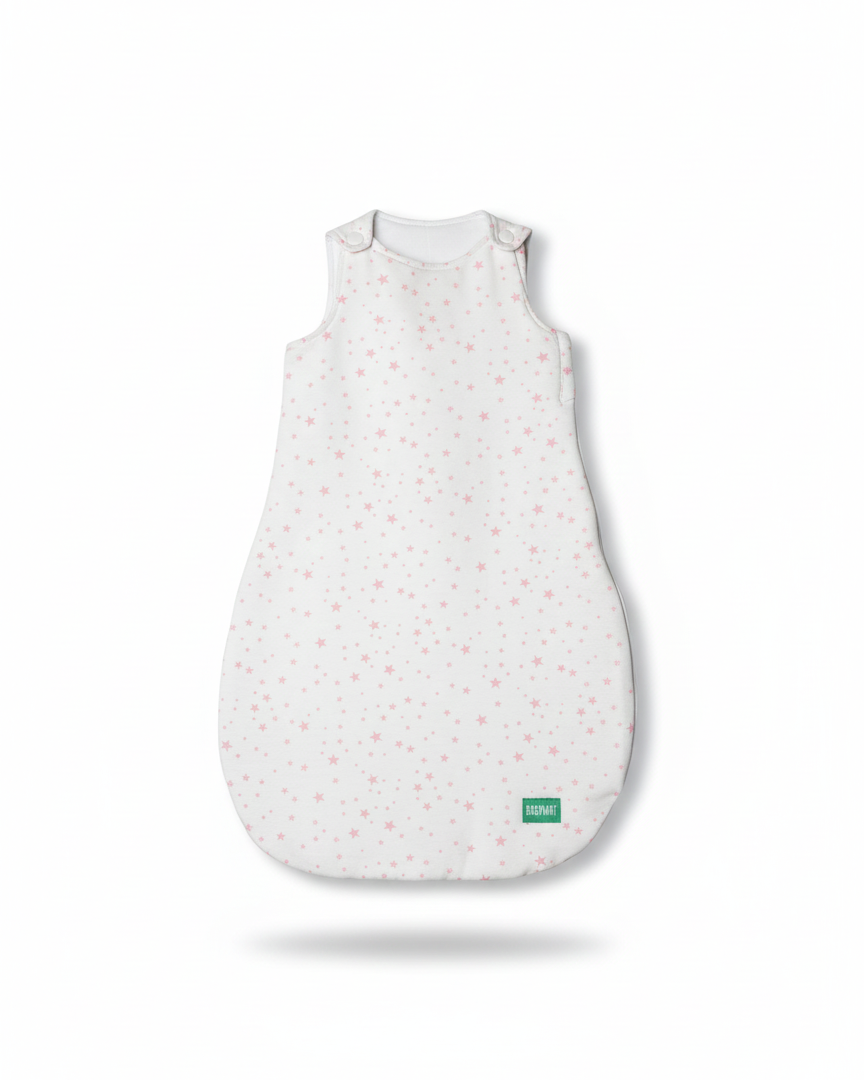 Gigoteuse - Blanc Aux Étoiles Roses