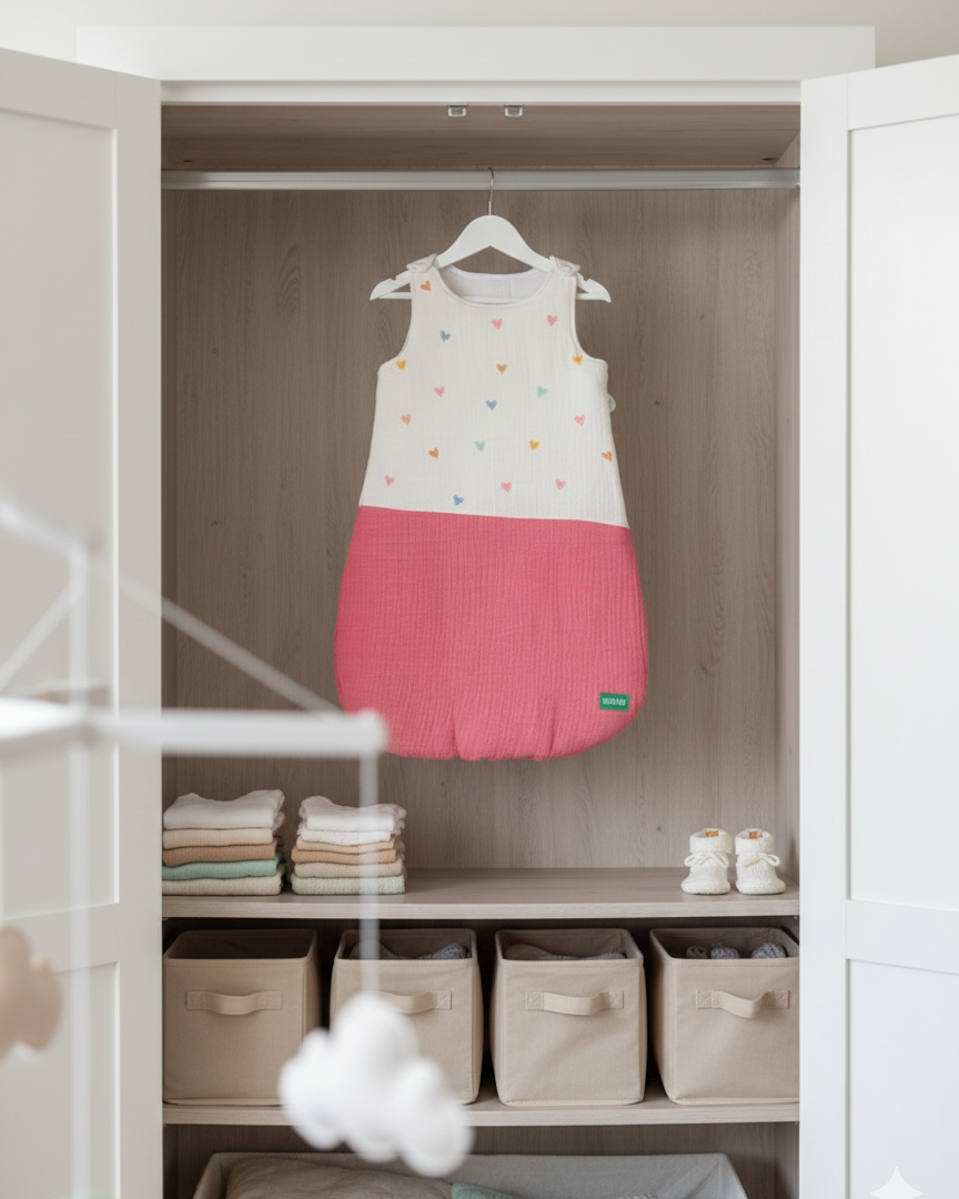 Gigoteuse - Coeur Coeur - Patchwork - Rose