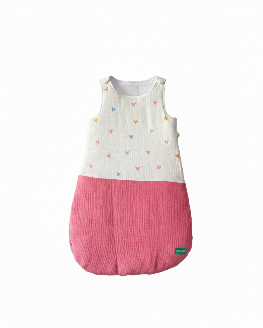 Gigoteuse - Coeur Coeur - Patchwork - Rose