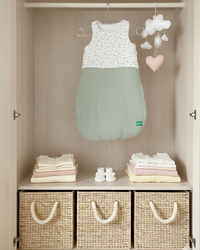 Gigoteuse -  Fleurs - Patchwork - Vert