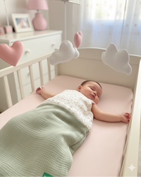 Gigoteuse -  Fleurs - Patchwork - Vert