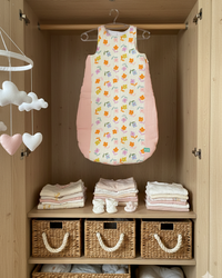 Gigoteuse - Marguerite - Patchwork - Saumon