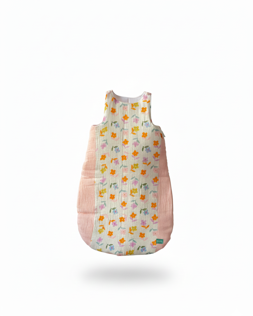 Gigoteuse - Marguerite - Patchwork - Saumon