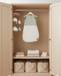 Gigoteuse - Rainbow Vert - Patchwork - Blanc