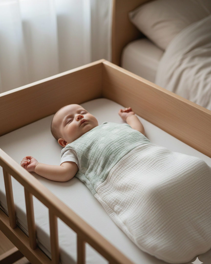 Gigoteuse - Rainbow Vert - Patchwork - Blanc