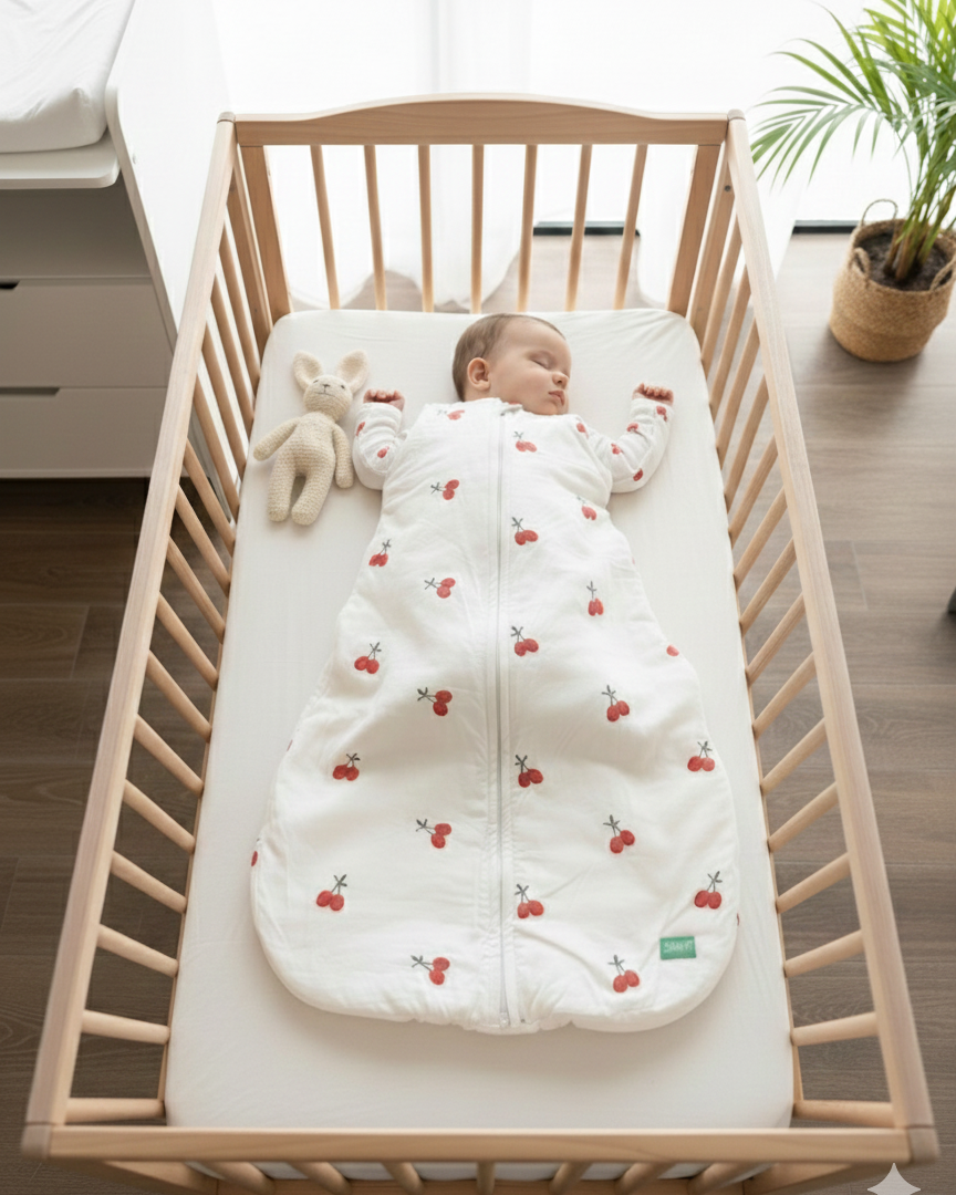 Gigoteuse Cerise – Turbulette bébé confortable et sécurisée