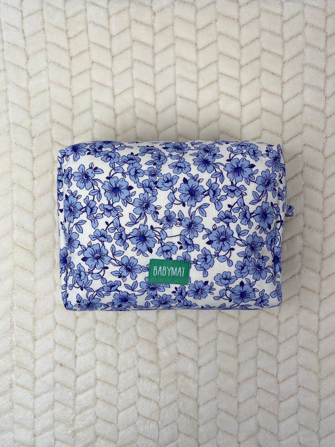 Trousse - Fleurs Bleues