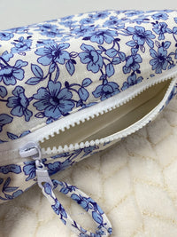 Trousse - Fleurs Bleues