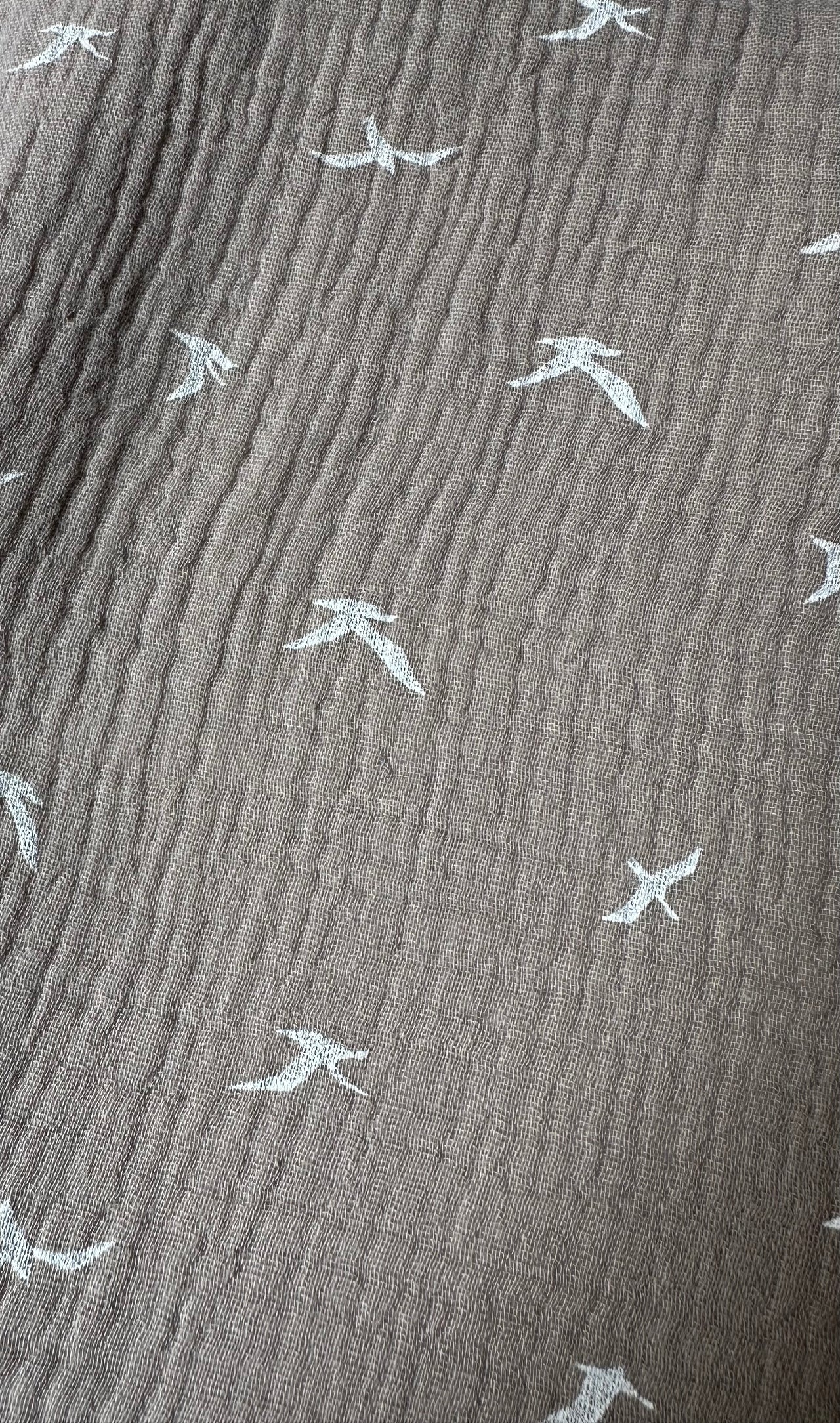 Couverture Mi-Saison - Fleur de coton - Blanc 100x100cm