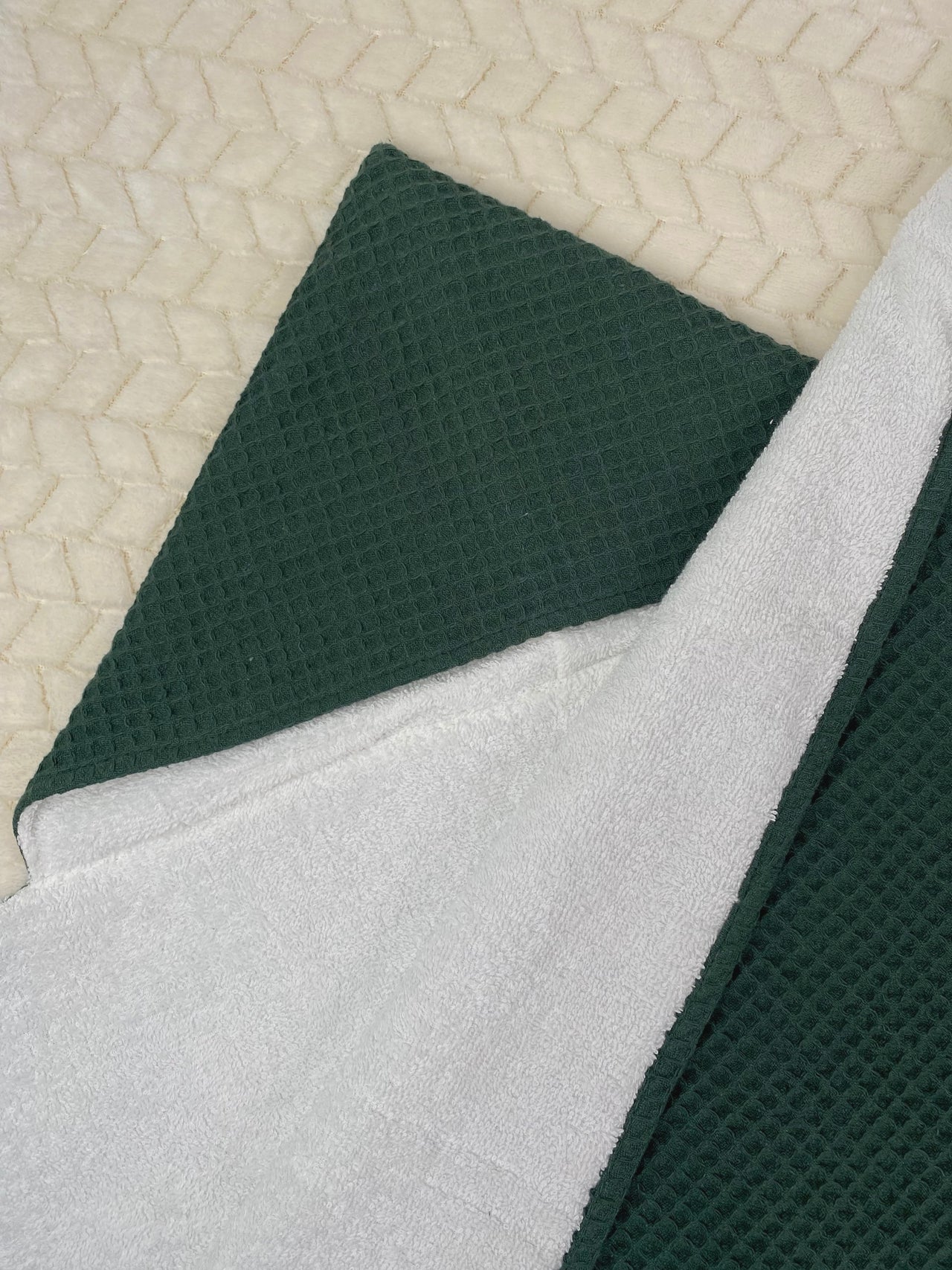 Serviette de Bain - Duo Confort Vert - 130x70cm