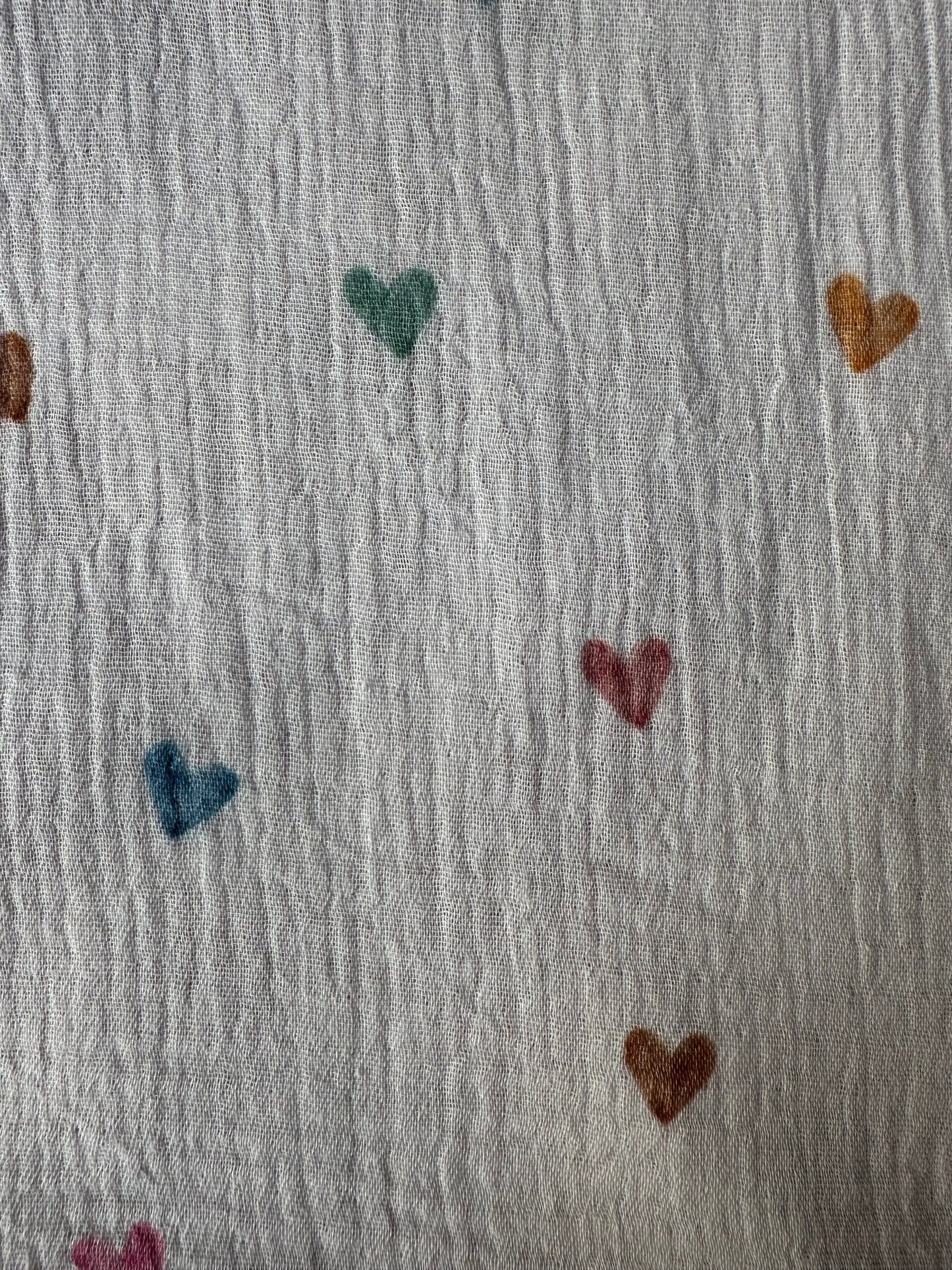Couverture Mi-Saison -Coeur Coeur - 100x80cm