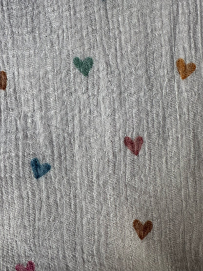 Couverture Mi-Saison -Coeur Coeur - 100x80cm