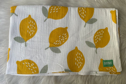Couverture Mi-Saison -Citron 🍋 - 100x80cm