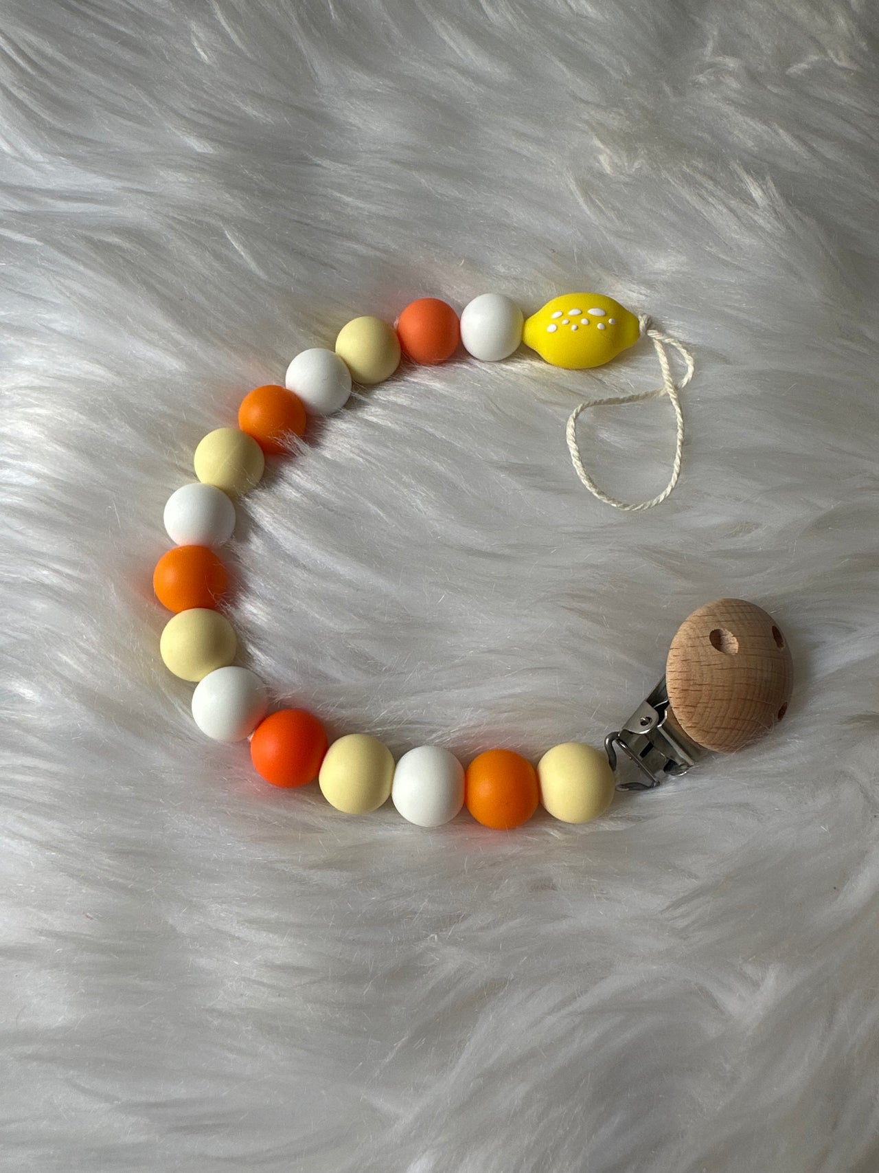 Attache sucette - Citron