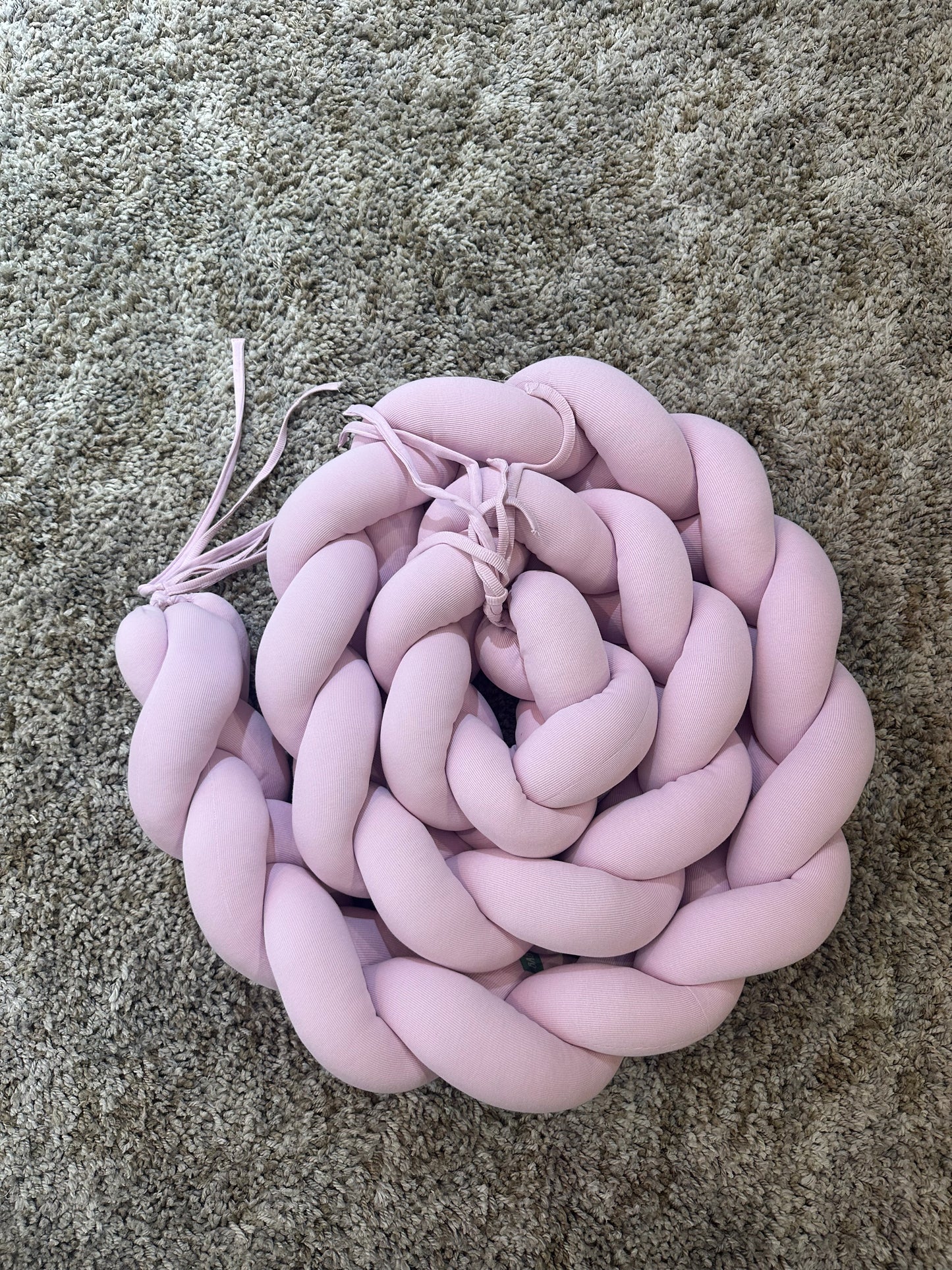 Tour de lit tressé - Rose Clair 💗