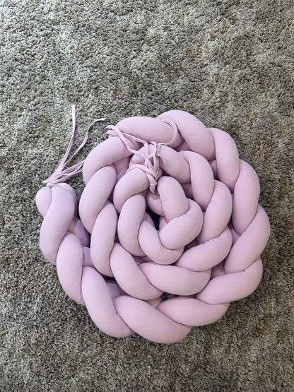 Tour de lit tressé - Rose Clair 💗