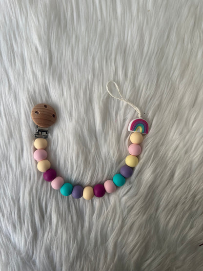 Attache sucette - Rainbow MC