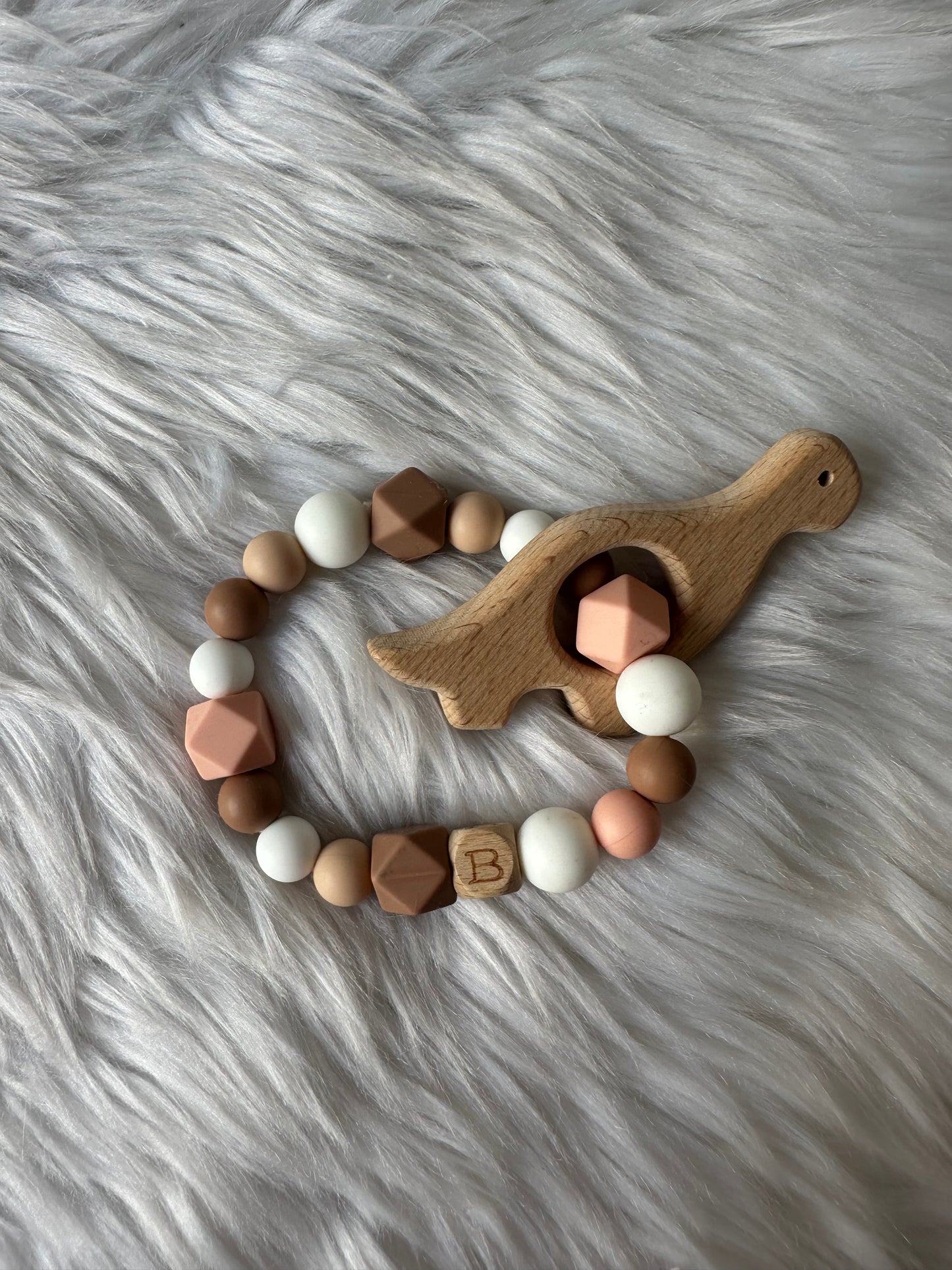 Anneau de dentition personnalisé - Oiseau 🦜 - B -