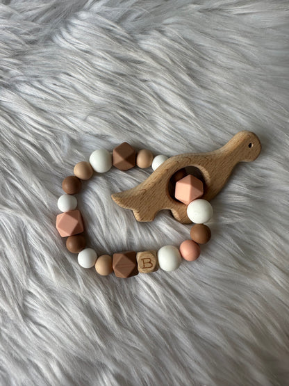 Anneau de dentition personnalisé - Oiseau 🦜 - B -