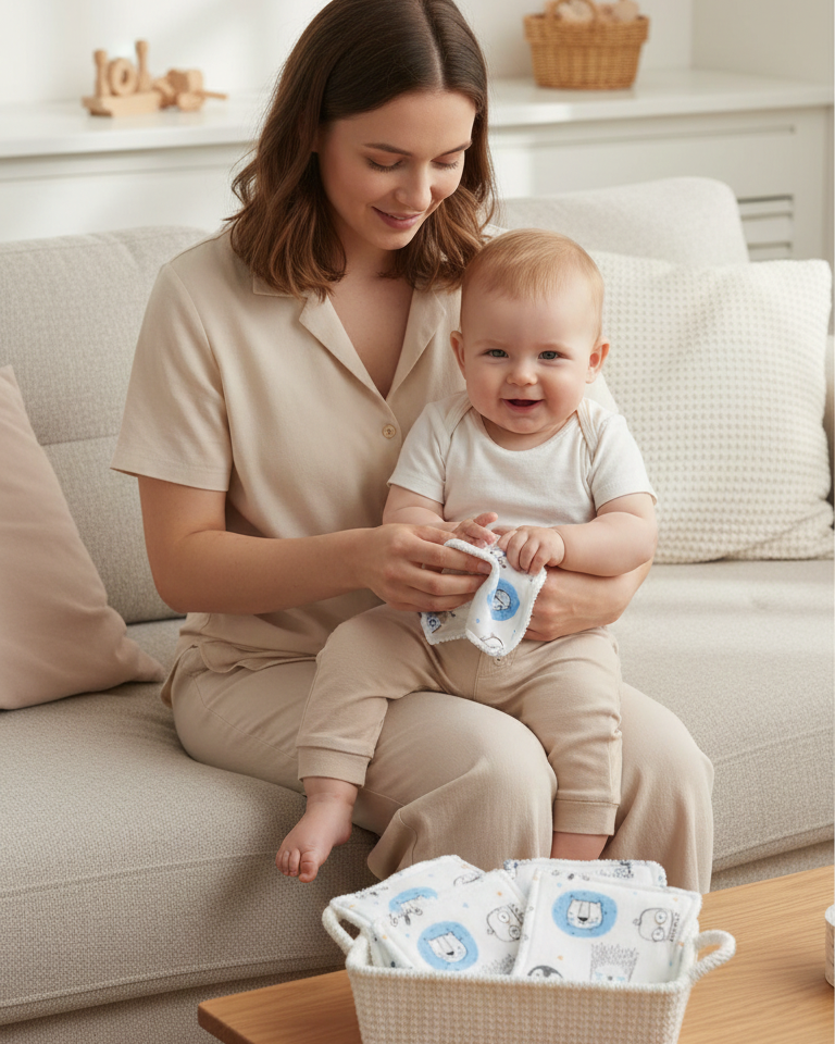 Lingettes - Jungle Bleu