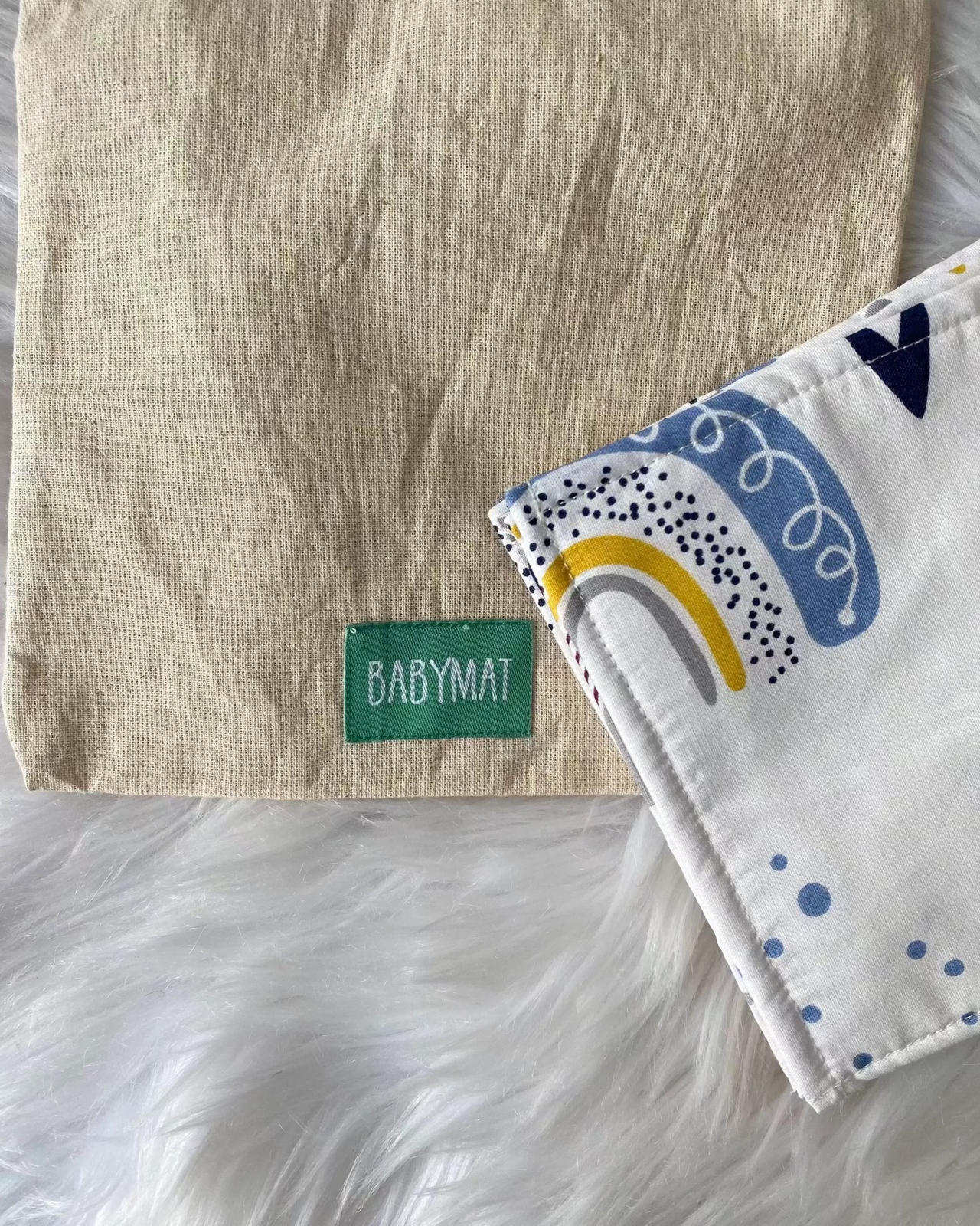 Lingettes – Happiness Bleu Lingettes bébé réutilisables Happiness Bleu – Douceur &amp; écorespons