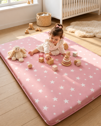 Matelas au sol - Étoile Rose