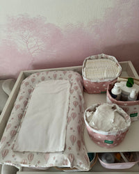 Matelas à langer - Montgolfière Rose
