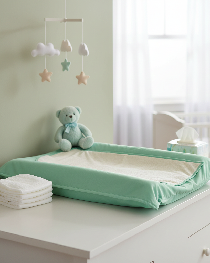 Matelas à langer - Vert d'Eau