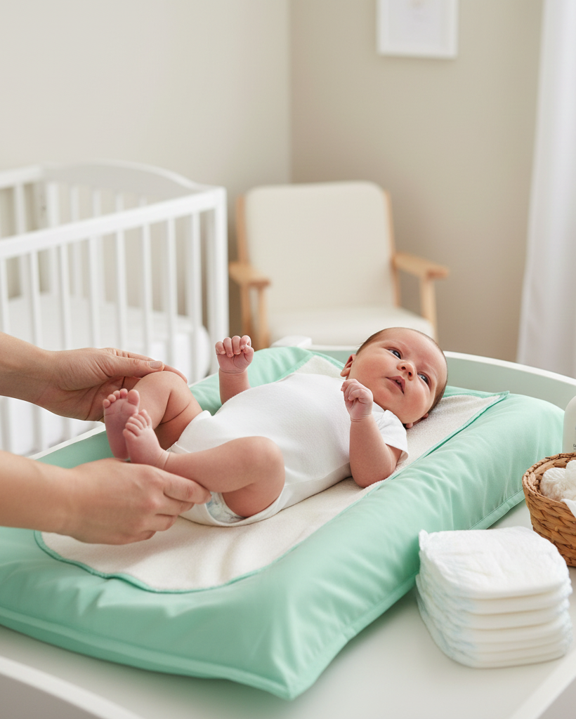 Matelas à langer - Vert d'Eau