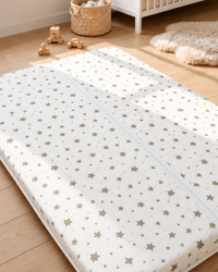 Matelas au sol - Étoiles Olive