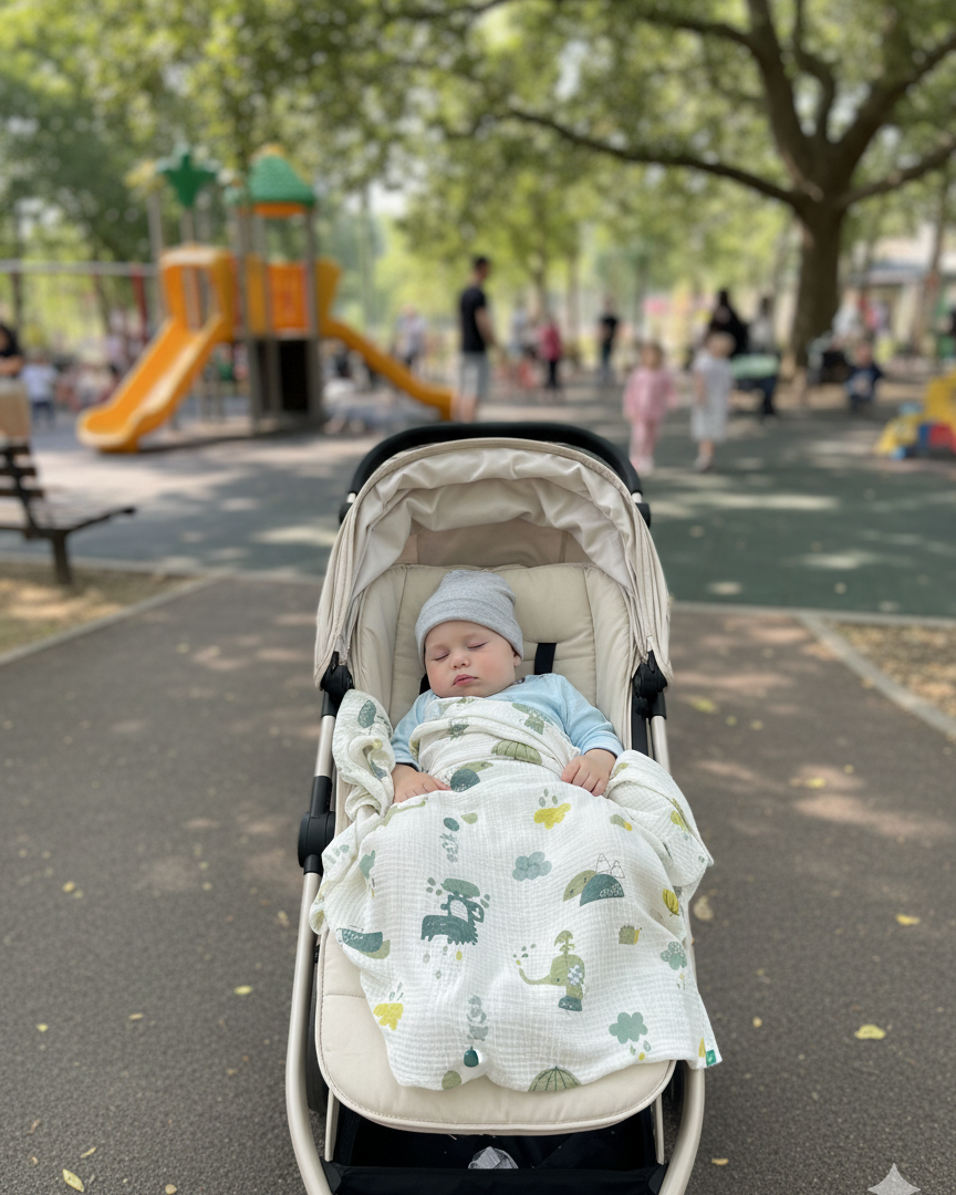 Maxi lange - Happy Jungle - 100x100