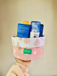 Paniers - Montgolfière Rose