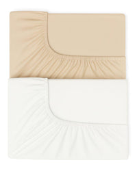 Pack de 2 Draps housses - 120X60cm - BeigeBABYMATBABYMATPack de 2 Draps