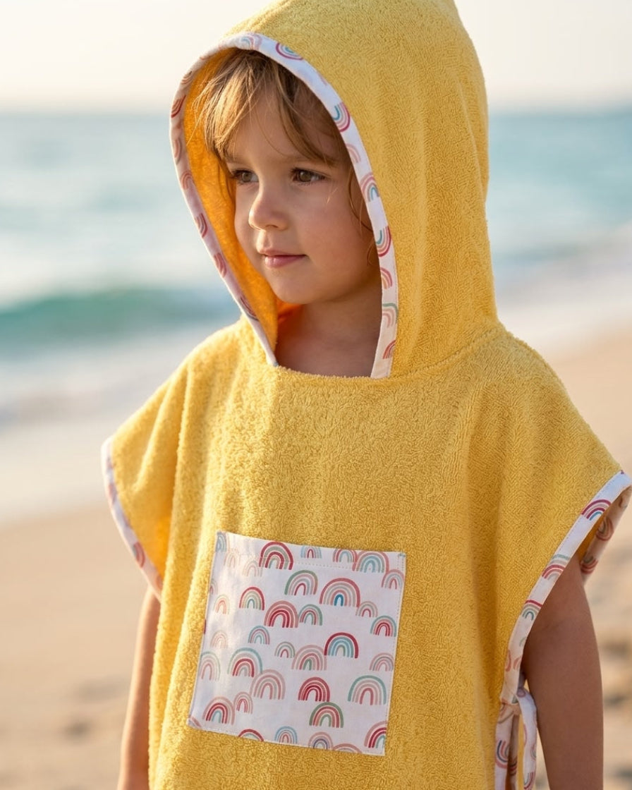 Poncho de plage - Arc-en-Ciel