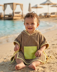 Poncho de plage - Moka