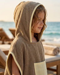 Poncho de plage - Moka