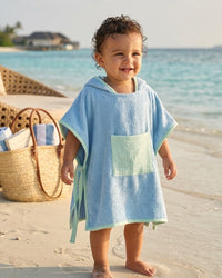 Poncho de plage - Bleu Ciel