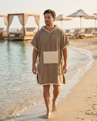 Poncho de plage — Terracotta