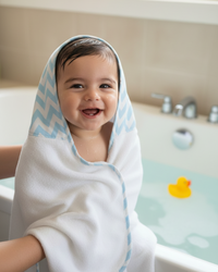 Serviette de Bain - Harmonie- Zig Zag Bleu Ciel 130x70cmServiette de bainBABYMATBABYMATServiette de Bain