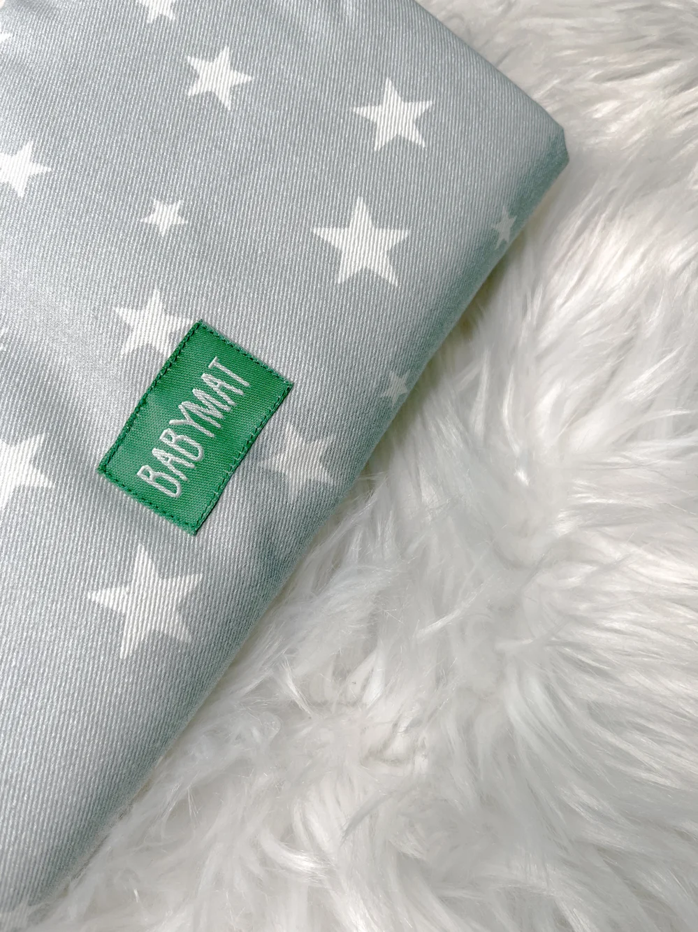 Tapis à langer - Petit coton - Étoile Bleue
