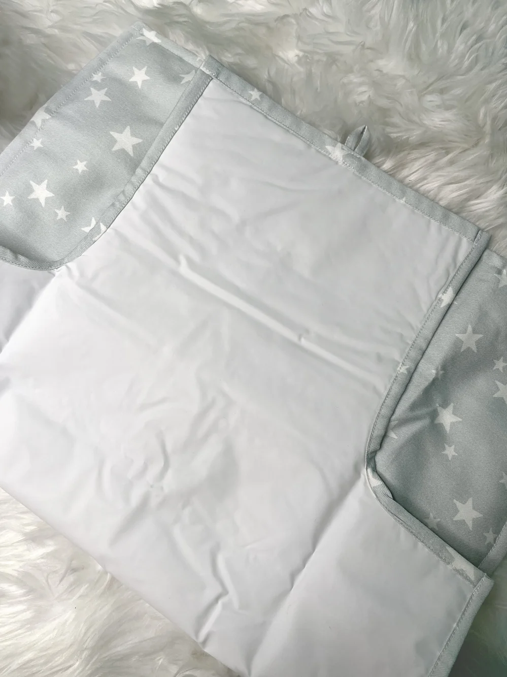 Tapis à langer - Petit coton - Étoile Bleue