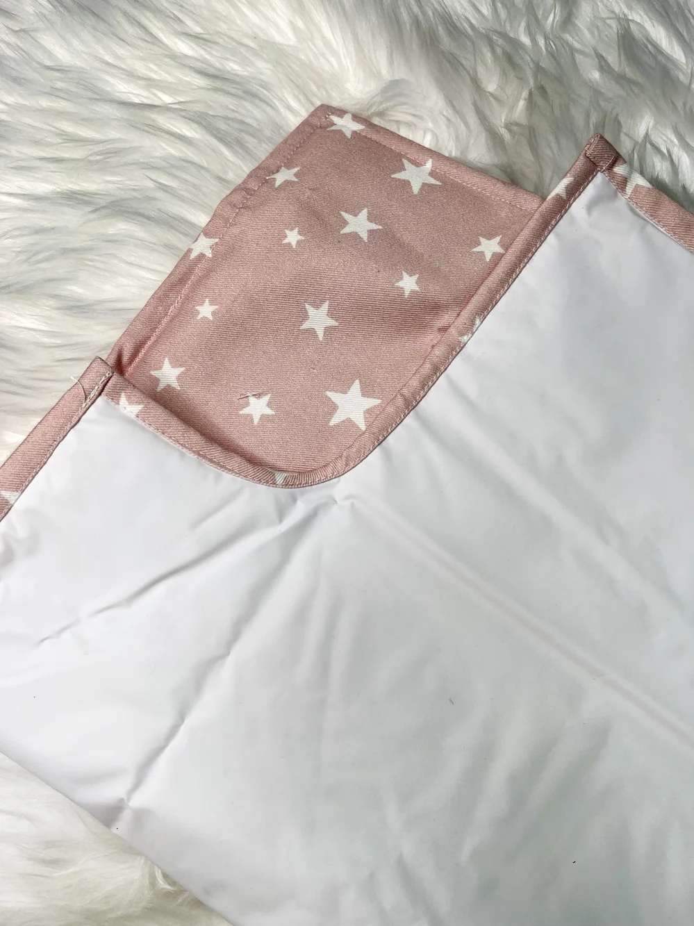 Tapis à langer-  Petit Coton- Étoile Rose