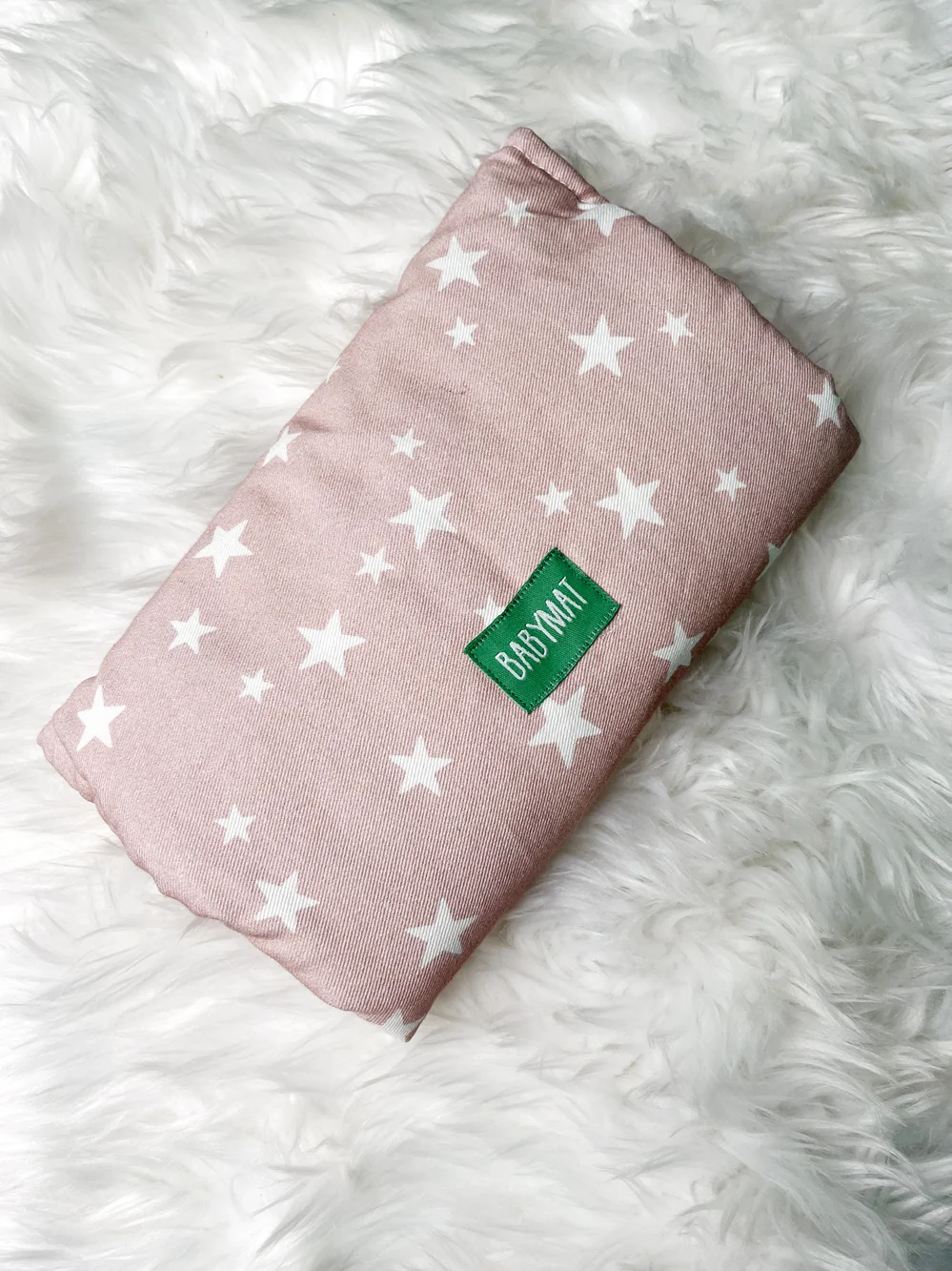 Tapis à langer-  Petit Coton- Étoile Rose