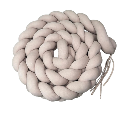 Tour de lit tressé - Beige Clair 🥯